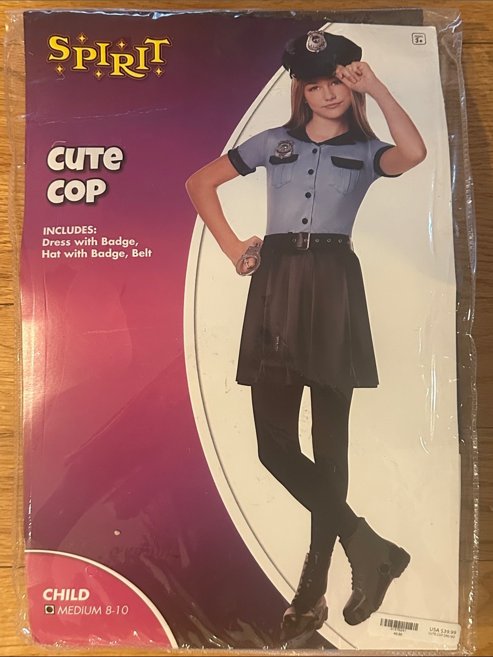 Spirit Halloween Cute Cop Costume
